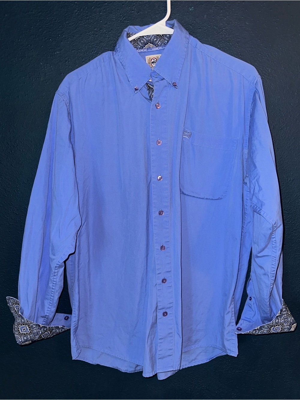 Men's Cinch Button-Down Shirt - Light Blue